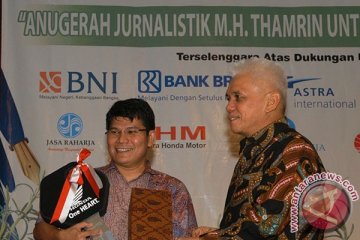 Dua jurnalis ANTARA raih penghargaan MH Thamrin