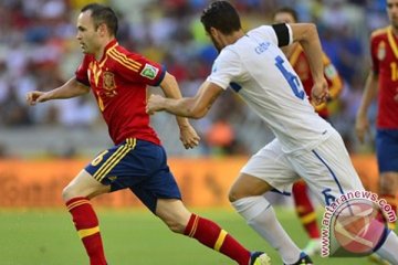 Italia vs Spanyol 0-0 babak pertama