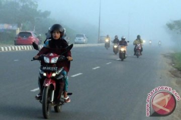 Kabut asap selimuti perkotaan Banjarbaru