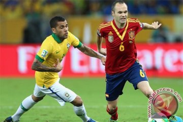 Brazil tak ubah lineup, Spanyol masukkan Mata