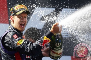 Vettel akhiri musim dengan kemenangan di Brazil