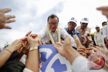 Sam Rainsy kecam "kudeta konstitusional", cari dukungan asing