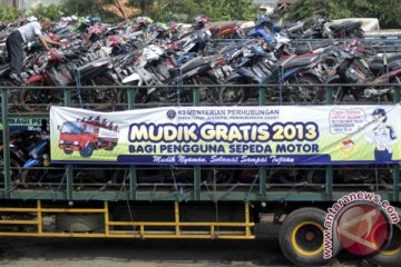 Pemudik sepeda motor mulai melintasi Kota Bogor