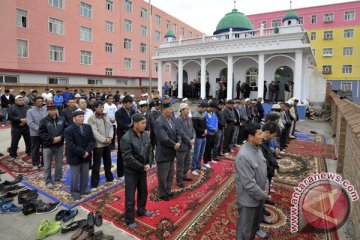 Perhimpunan muslim Tiongkok rayakan Idul Adha