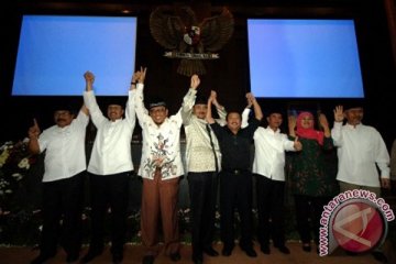 Tiga cagub Jatim sama-sama optimis menang