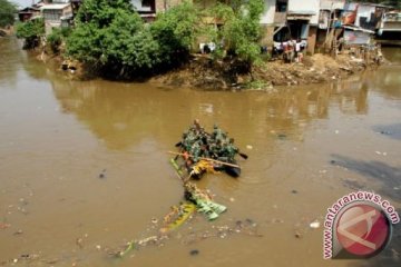 Pencemaran Sungai Ciliwung kian parah