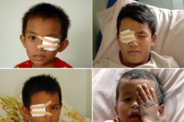 Korban Pistol Mainan