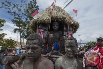 Ribuan pelajar Lebak pawai obor sambut HUT Kemerdekaan