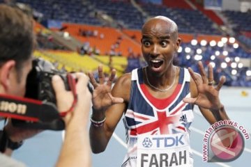 Farah kembali juara dunia lari di 10.000 m