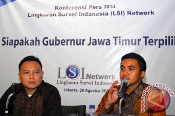 LSI: 41,80 persen publik belum tentukan pilihan