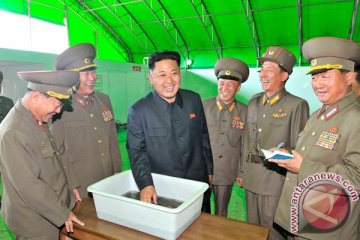 Kim pimpin latihan militer Korut di perbatasan Korsel