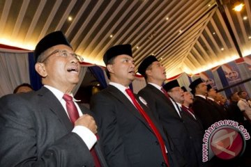 Peserta konvensi Demokrat "debat bernegara" di Medan