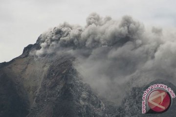 Gunung Sinabung semburkan abu vulkanik