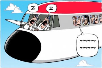 Banyak pilot Brasil mengaku tertidur saat terbang