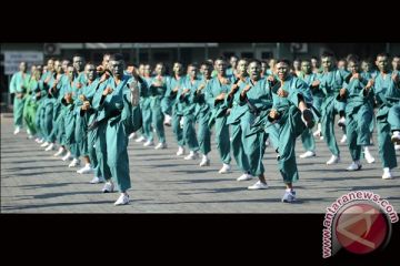 ketangkasan karate tni