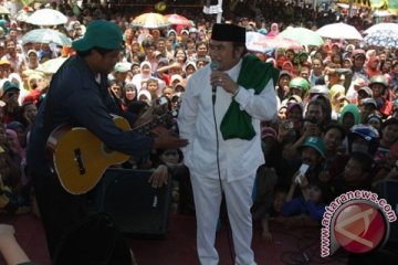 Rhoma Irama kampanye di Garut