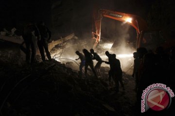 Balita tewas, tujuh cedera akibat bangunan ambruk di India