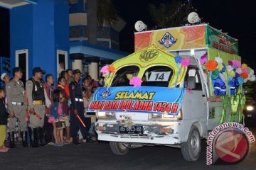 PHBI Biak lombakan kendaraan hias takbir keliling