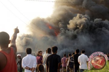 Belasan rumah di Kalteng ludes terbakar
