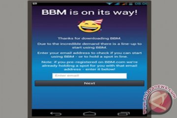 Aktivasi BBM di Android tidak lagi perlu antre