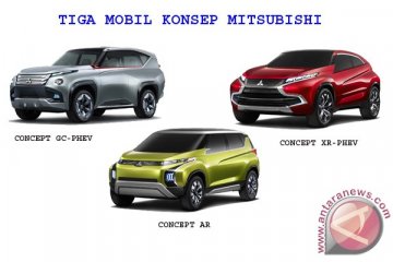 Mitsubishi pamer tiga mobil konsep di Tokyo