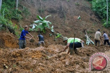 Jumlah pengungsi longsor Kabupaten Bogor bertambah