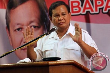 Prabowo kampanye Gerindra di Bandung