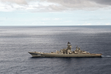 Kapal jelajah bertenaga nuklir Rusia menuju Mediterania