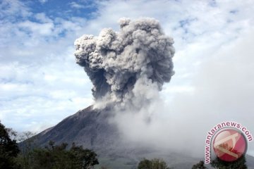 Abu Gunung Sinabung sampai ke Langkat