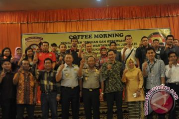 Kapolda Sumsel Silaturahim Wartawan