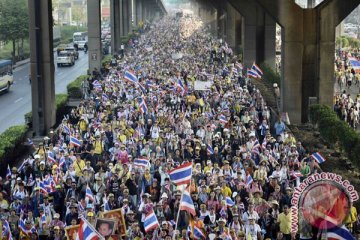 Unjukrasa Thailand turunkan kunjungan wisatawan