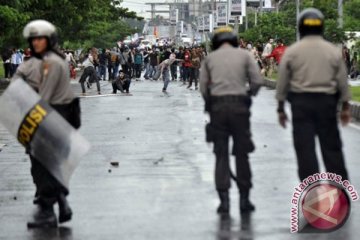 Ratusan polisi berjaga atasi bentrokan mahasiswa Untan