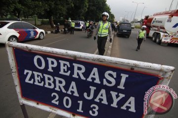 1.288 pengendara terjaring Operasi Zebra di Bengkulu