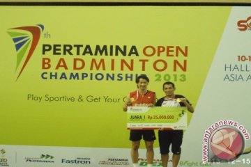 Fran-Bona juara ganda putra Pertamina Open 2013