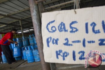 Penjualan elpiji di beberapa pedagang Jakarta stabil