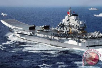 Kapal induk China selesai manuver di Laut Cina Selatan