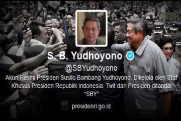 Akun twitter Presiden SBY tembus 5 juta pengikut