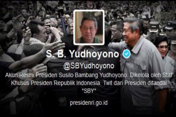 Pengikut Twitter Presiden dekati lima juta