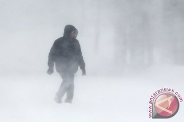 Badai salju hantam bagian timur laut Amerika Serikat