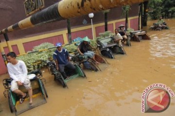 Sebagian rumah di Cibitung Bekasi terendam banjir