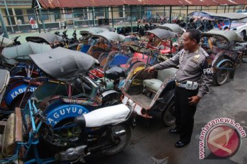 Yogyakarta tidak rekomendasikan becak motor sebagai angkutan