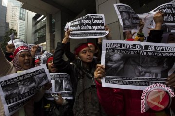 Buruh migran Hongkong tuntut agen Erwiana ditutup