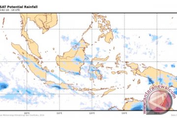 Hujan berpotensi guyur Jabodetabek malam ini