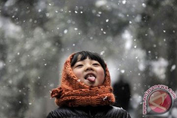 Hujan salju akhiri kemarau di Beijing