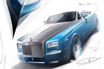 Rolls-Royce tunjukkan sketsa Phantom Waterspeed Collection