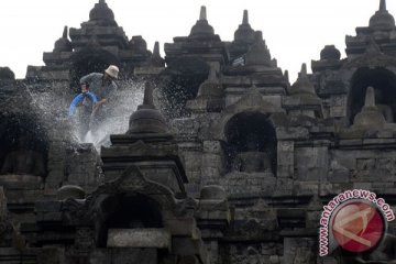 Kesenian tradisional digelar di Borobudur selama Lebaran