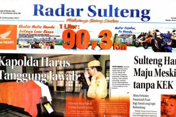 Kantor Radar Sulteng dilempar bom