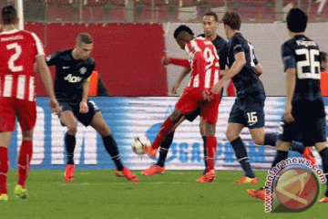 MU sementara tertinggal 0-2 dari Olympiakos