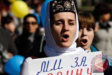 Tatar Krimea ungsikan wanita dan anak-anaknya ke Lviv