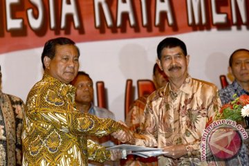 Dukungan purnawirawan tidak pengaruhi elektabilitas Prabowo